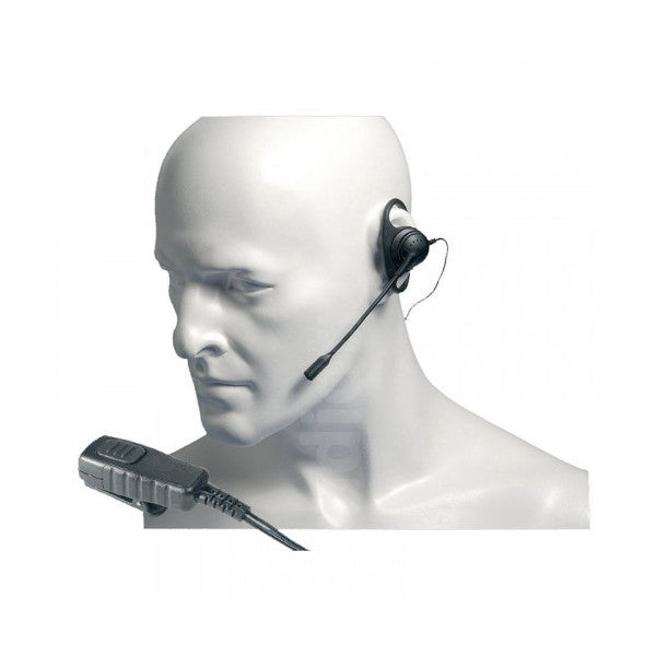 ميكروفون سماعة أذن على شكل D من Entel EA19/750 لسلسلة أجهزة الراديو ثنائية الاتجاه HT700