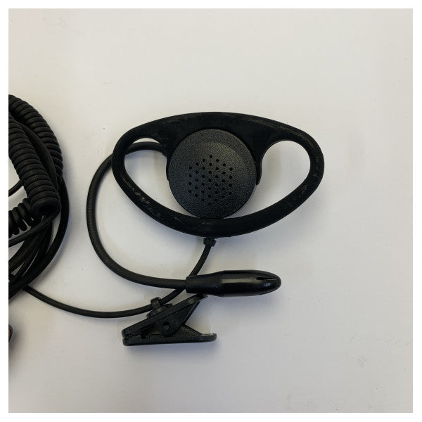 Слушалка с микрофон Entel EA19/750 с D-образна форма за двупосочно радио от серията HT700