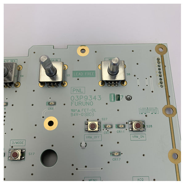 Furuno FAR-2127-BB X-діапазонна радарна плата PCB 03P9343(LF)PNL RCU-014 - не використовувалась