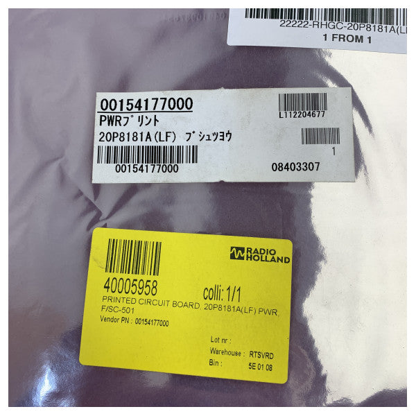 Furuno SC-50 SC-110 satellitkompass PWR PCB 20P8181A(LF) strömförsörjningskort