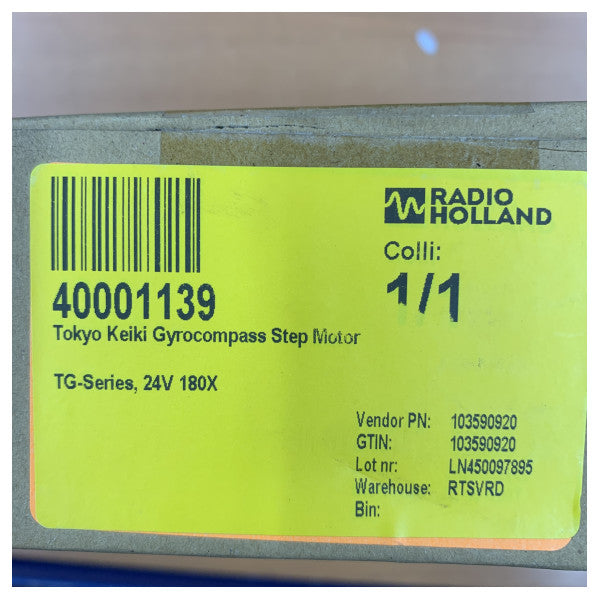 Tokyo Keiki TG-Series žiroskopski kompas koračni motor 24V 180X