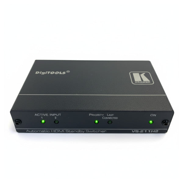 Kramer VS-211H2 4K HDR HDMI sélecteur automatique 2x1 HDCP 2.2 télécommandable