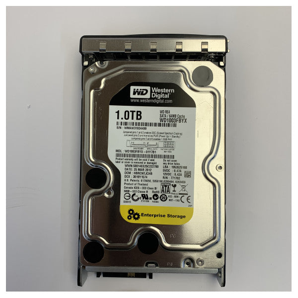 Western Digital WD1003FBYX 1TB RE4 Enterprise Hard Drive 7200RPM 64MB Cache with Caddy