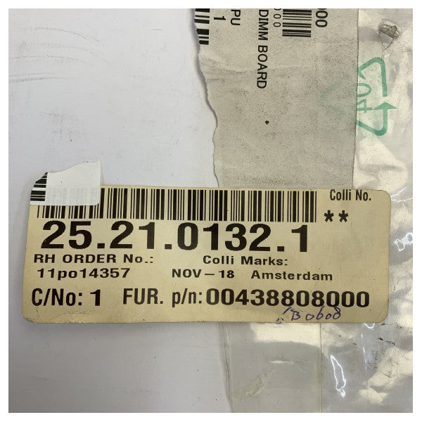 Furuno VR-3010/S VDR DDR SDRAM DIMM Kartı CPU Belleği, B4734830