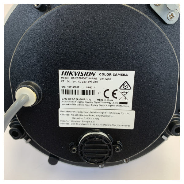 Dacom Dome HD -varifokaalinen meriturvakamera A1730348 - DS-2CE56D5T-AV