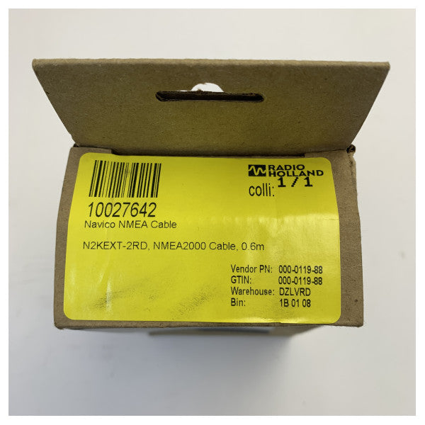 Καλώδιο επέκτασης κορμού Navico NMEA 2000 N2KEXT-2RD - 0,6 m (2 ft)