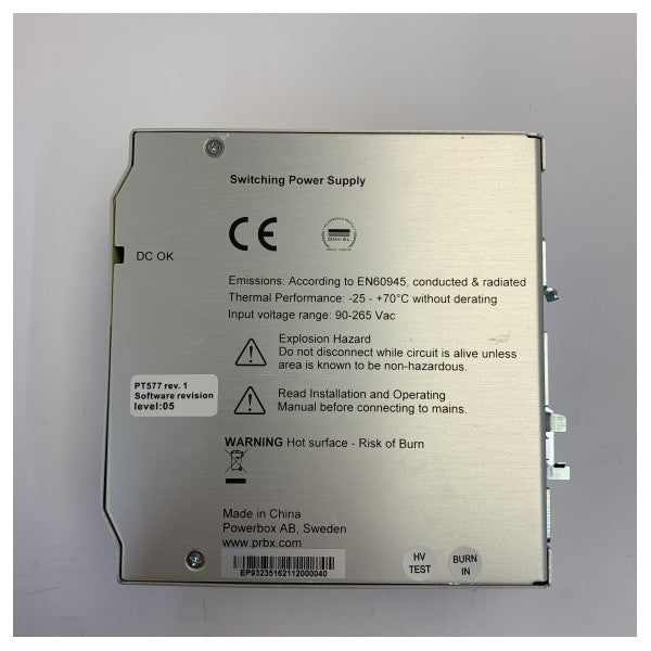 Raytheon Anschutz 1201 Convertitore AC/DC PT577 | 90-265VAC a 24VDC 250W Alimentazione Marine