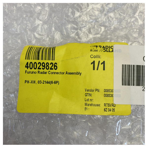 مجموعة موصل رادار Furuno كابل PH-XH سداسي السنون 03-2144(6-6P)