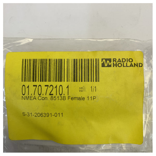 Cobham SAILOR 100/800/900 VSAT złącze NMEA 8513B żeńskie 11-pinowe