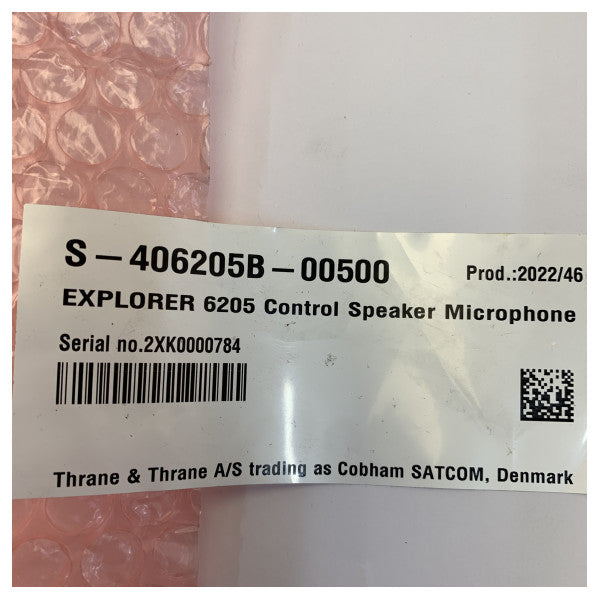 Cobham EXPLORER 6205 ekstern kontrolhøjttaler til VSAT marineradio - 406205B
