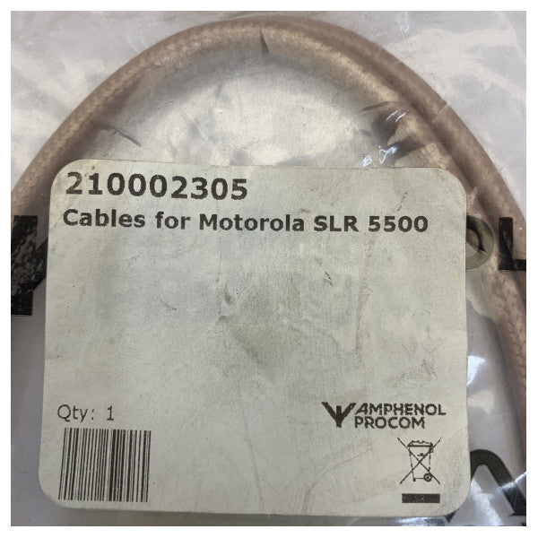 Amphenol Procom RF koaksial kabelsæt til Motorola SLR5000 og DPF-dupleksfilter