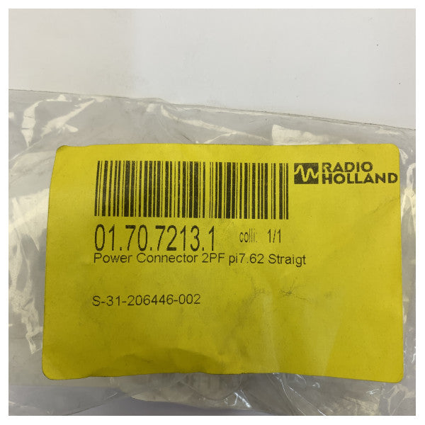 Connettore di alimentazione Cobham SAILOR VSAT per 100GX 800 900A 900B SatTV - 2 pin 7,62 mm