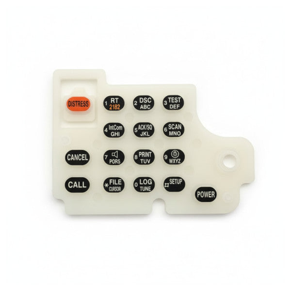 Tastierino in gomma di ricambio Furuno per FS-1570 e FS-2570 MF/HF 05-089-1002-2