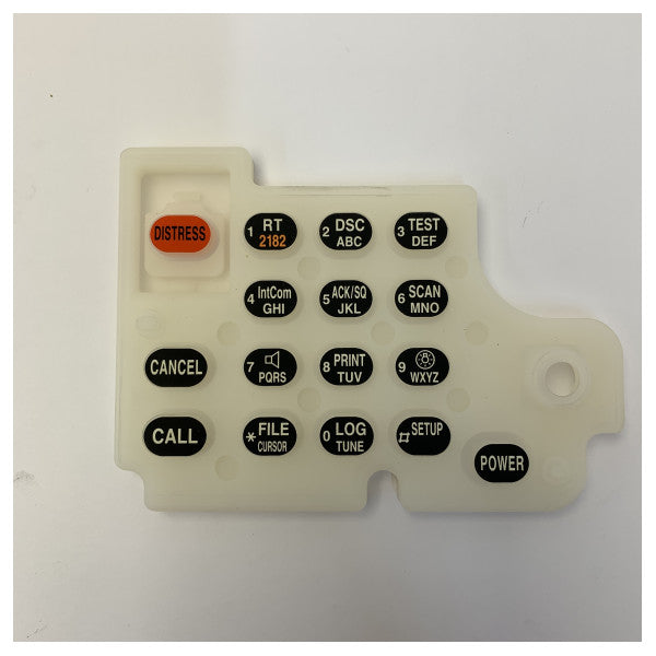 Tastierino in gomma di ricambio Furuno per FS-1570 e FS-2570 MF/HF 05-089-1002-2