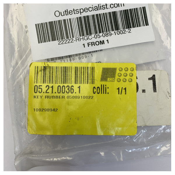 Tastierino in gomma di ricambio Furuno per FS-1570 e FS-2570 MF/HF 05-089-1002-2