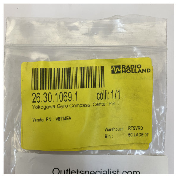 Yokogawa Gyrokompass-Zentrierstift V8114EA für CMZ500 CMZ700 KM014 MKM022