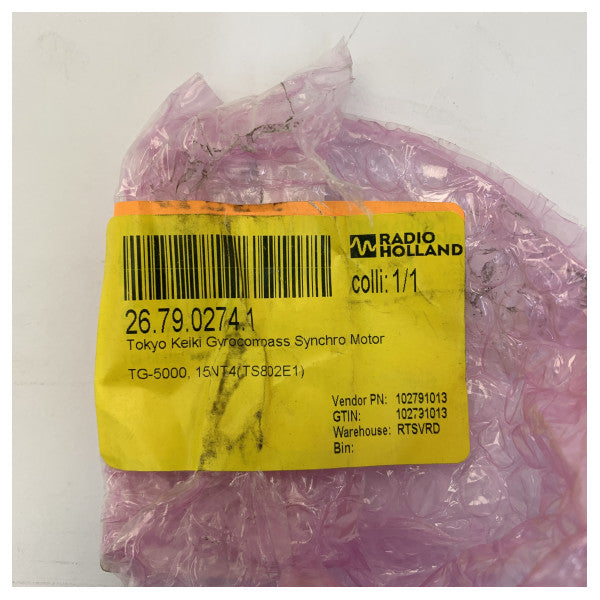 Tokyo Keiki TG-5000 gyrokompas synchro motor 15NT4 (TS802E1) navigacijski dio