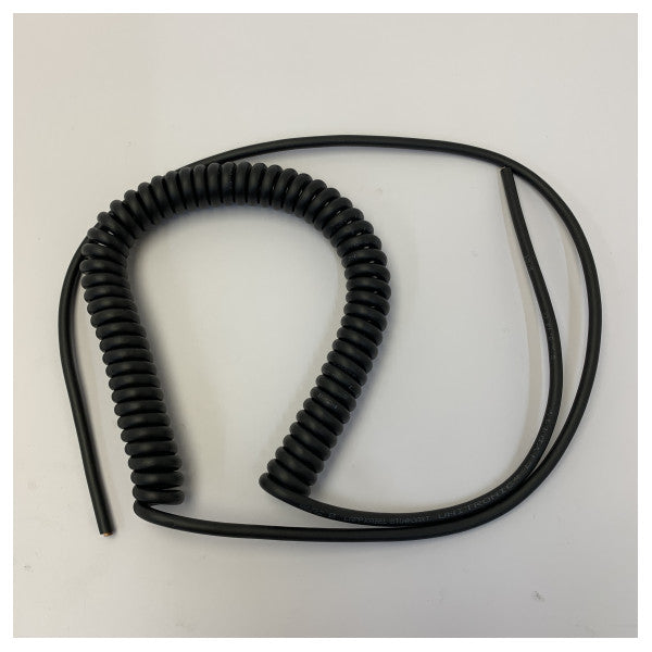 Lapp UNITRONIC SPIRAL 5x0.14mm² PUR kierretty sähkökaapeli 73220217 - musta 250V