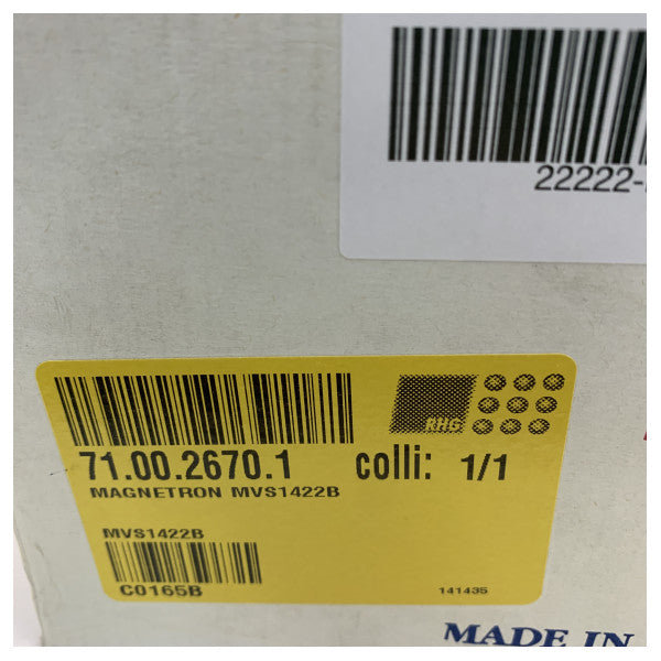 Furuno MVS1422B Magnetron X-Band 6kW 9380-9440MHz Marine-Radar-Komponente