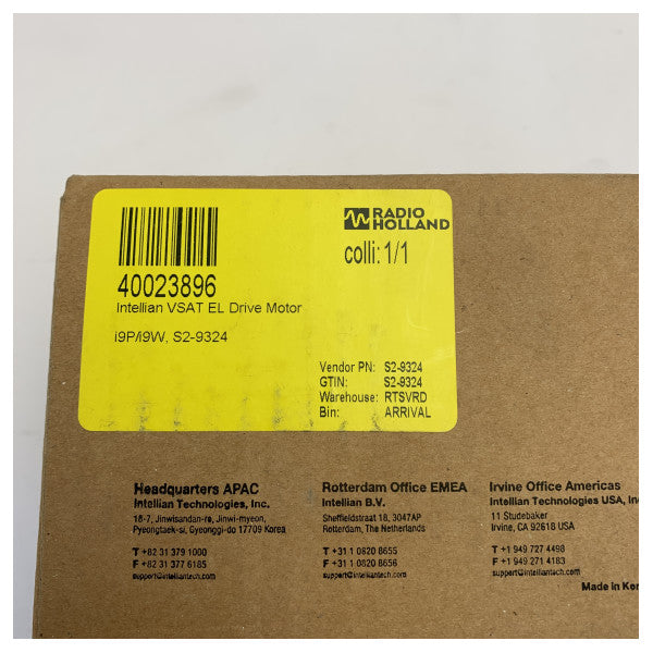 Intellian VSAT EL-drev stepmotor i9P i9W S2-9324 Moons 23HS3040-01