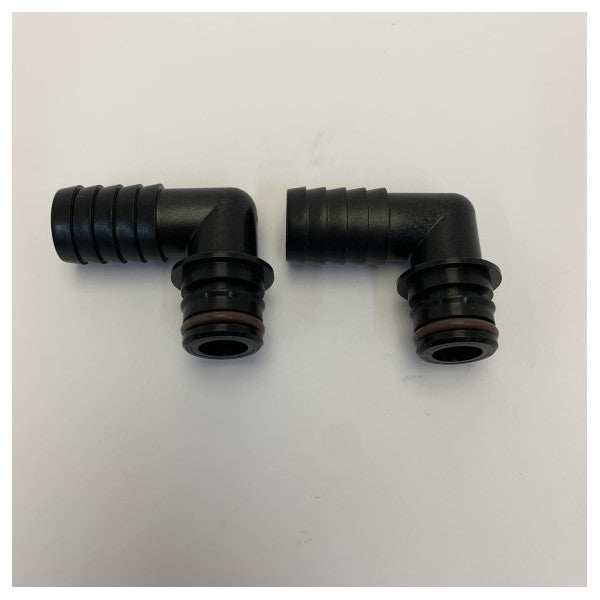 Flojet 20381-018 90 graders albue slangespids portfitting 3/4 tomme