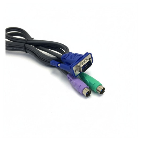 Aten 2L-5202P PS/2 KVM-kabel 1,8 m med 3-i-1 SPHD-stik