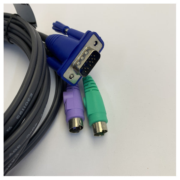 Aten 2L-5202P PS/2 KVM-kabel 1,8 m med 3-i-1 SPHD-stik