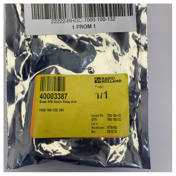 Saab AIS Alarm-Relaismodul 7000 100-132, 24V Marineelektronik