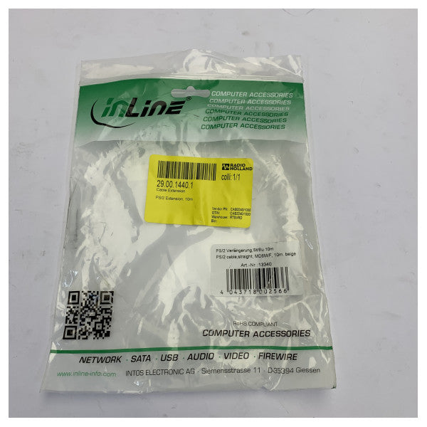 PS/2 produžni kabel 10 m - produžetak za tipkovnicu i miš M/F - Radio Holland 29.00.1440.1