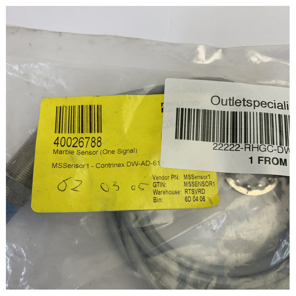 Marble MSSensor1 Endüktif Sensör - Contrinex DW-AD-613 Deniz Konum Sensörü