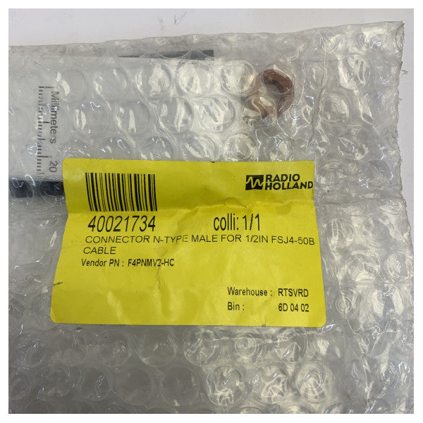 Heliax RF-Stecker N-Typ Male Lötanschluss F4PNMV2-HC