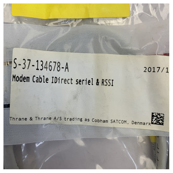 Cobham Sailor VSAT iDirect Modemkabel Serial & RSSI 37-134678-A