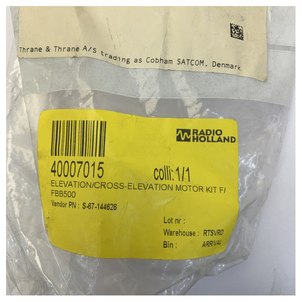 Cobham SAILOR 500 FBB komplet motora za elevaciju 67-144626 koračni motor