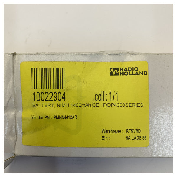 Motorola PMNN4412AR NiMH Battery 1400mAh for DP2000 & DP4000 Series