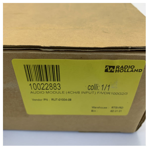 Rutter VDR 100G2/3 Módulo de Áudio RUT-01004-08 | 4CH/8 Entradas de Eletrónica Marítima