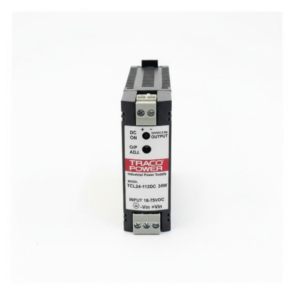 Telerex Traco Power TCL 024-112 DC/DC pretvarač 24VDC u 12VDC 24W za DIN šinu