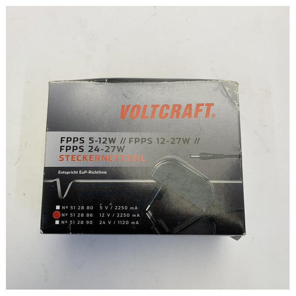 محول الطاقة Voltcraft FPPS 12-27W 12V DC 2250mA 27W AC/DC