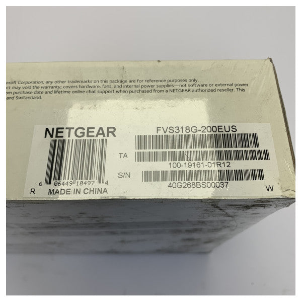 Routeur pare-feu VPN Netgear ProSafe FVS318G-200EUS 8 ports Gigabit