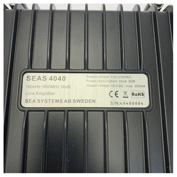 SEAS 4040 Marine Line Amplificador - Sistema de Distribuição de Sinal com 40 Saídas (+40dB)