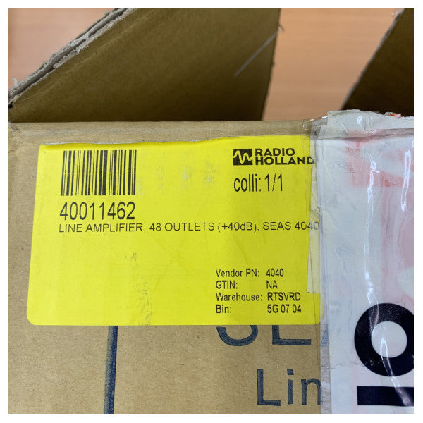 SEAS 4040 Marine Line Amplificador - Sistema de Distribuição de Sinal com 40 Saídas (+40dB)