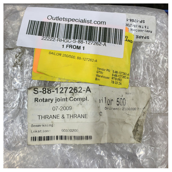 Cobham SAILOR 250/500 FBB Rotary Joint for Marine VSAT - 88-127262-A