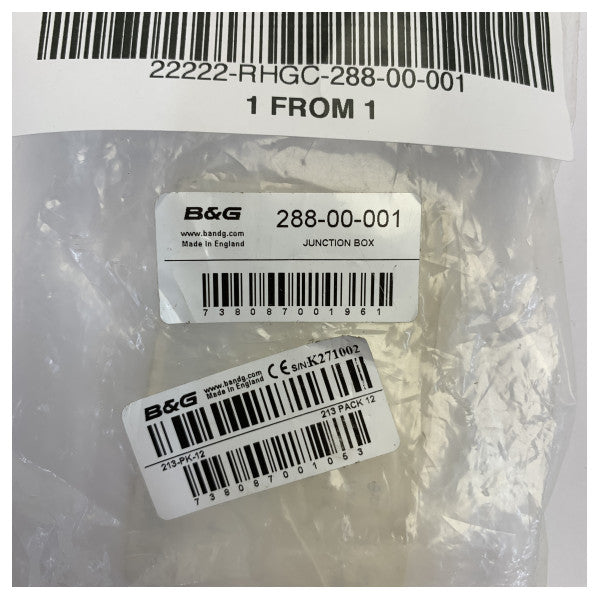 B&G 288-00-001 صندوق توصيل بحري - إلكترونيات بحرية