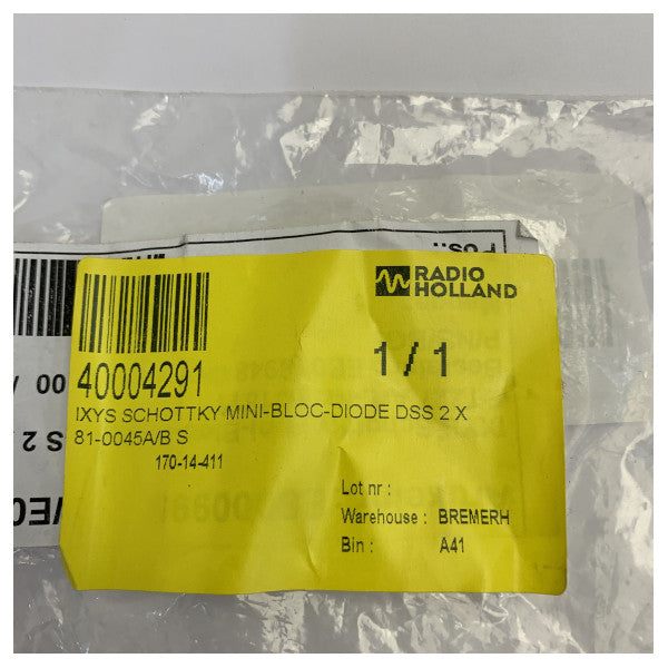 IXYS 601811 Marine ensretter-effektdiode - marines elektronik