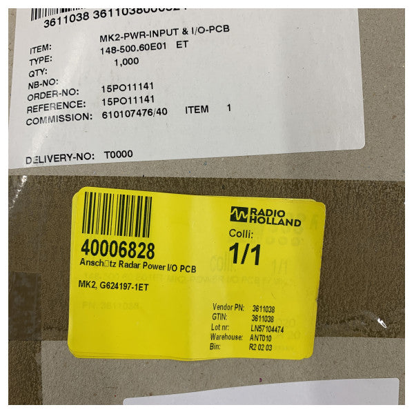 Raytheon 148-500-60E01 マリン電子制御基板 148-500.60-00B