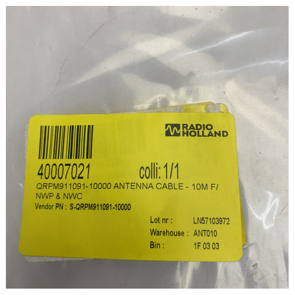 HUBER+SUHNER QRPM911091-10000 Conjunto de Cabo Coaxial