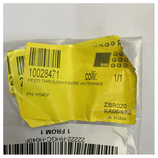 Isolador de passagem para antena marítima AC Antennas para antenas de fio - H040F