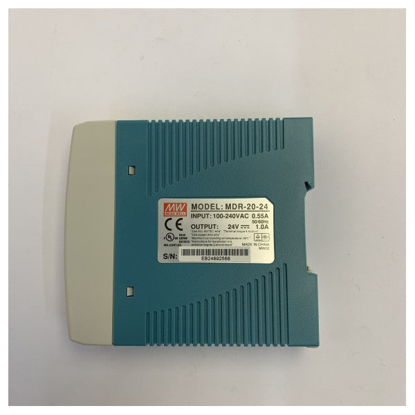 Mean Well MDR-20-24 DIN Rail Power Supply 24V 1A