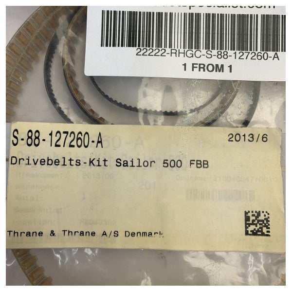 Thrane & Thrane S-88-127260-A Marine Spare Part Kit - Drive Belts