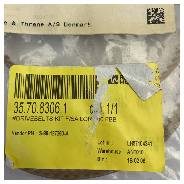 Thrane & Thrane S-88-127260-A Marine Spare Part Kit - Drive Belts