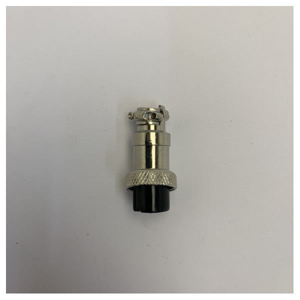 8-Pin Circular Marine Electrical Connector Sleeve Plug Threaded Lock - 42-243-98